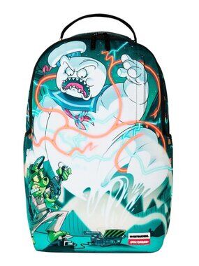 Sprayground Ghostbusters Bustin Ghost Backpack🔥New Black Bookbag School Bag
